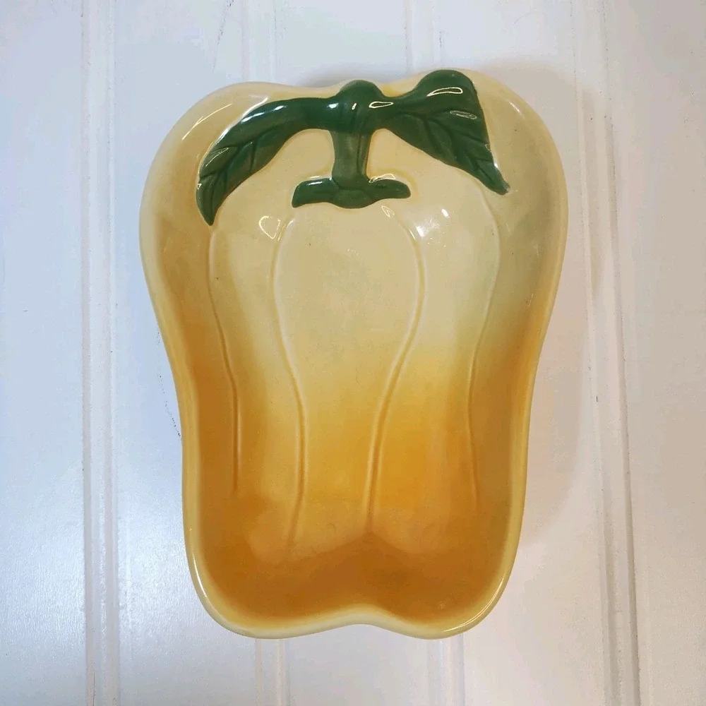 Jardin Potager‎ Ceramic Bowls Pumpkin & Yellow Pepper Set Of 2 Williams Sonoma
